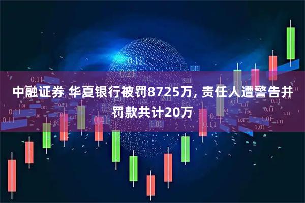 中融证券 华夏银行被罚8725万, 责任人遭警告并罚款共计20万