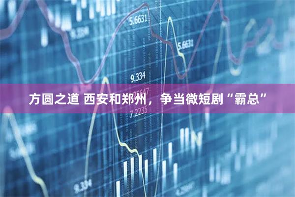 方圆之道 西安和郑州，争当微短剧“霸总”